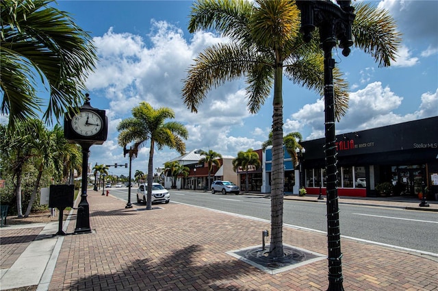1080 Bal Harbor Blvd Unit 5B, Punta Gorda, FL 33950 - view of asphalt street with sidewalks, street lights, and curbs