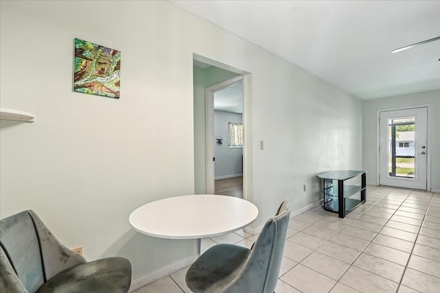 740 Dobell Ter NW, Port Charlotte, FL 33948 - dining space featuring light tile patterned flooring