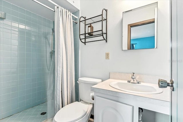 740 Dobell Ter NW, Port Charlotte, FL 33948 - bathroom with a tile shower and vanity