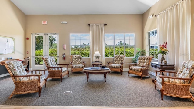 2047 Royal Tern Cir, Punta Gorda, FL 33983 - sitting room featuring carpet flooring and healthy amount of natural light