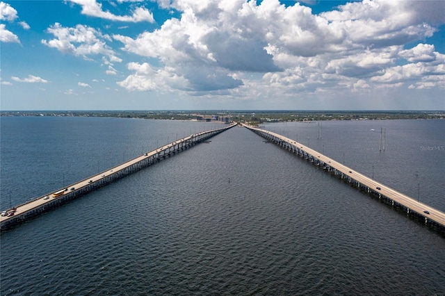4222 Cockrell St, Port Charlotte, FL 33948 - aerial view of a notable bridge and a nearby body of water