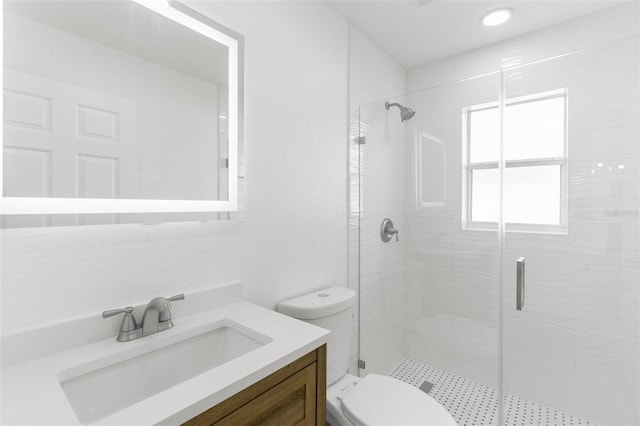 2399 Redstone Ave, North Port, FL 34288 - full bath featuring vanity and a shower stall