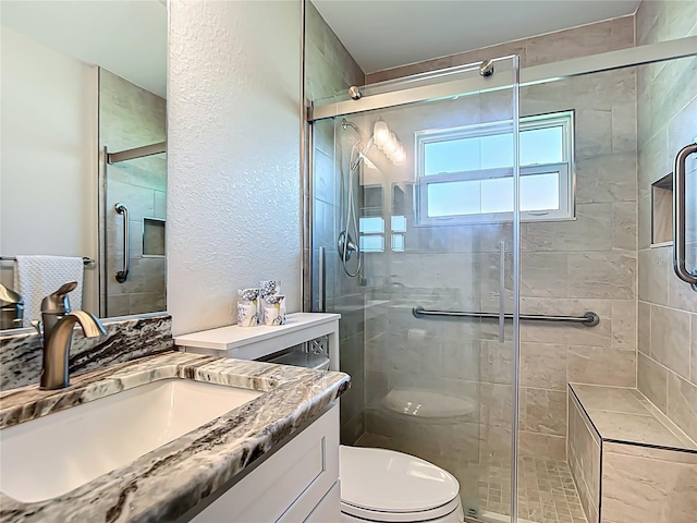 5493 Jody Ave, North Port, FL 34288 - full bathroom featuring vanity and a shower stall
