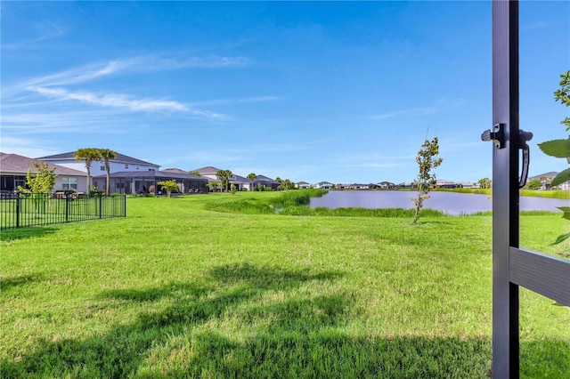 17395 Palmetto Pass Ln, Punta Gorda, FL 33982 - view of yard featuring a water view and a residential view