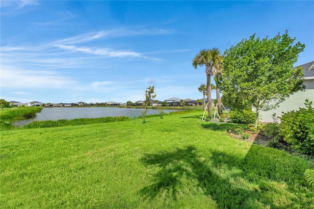 17395 Palmetto Pass Ln, Punta Gorda, FL 33982 - view of green lawn with a water view and a residential view