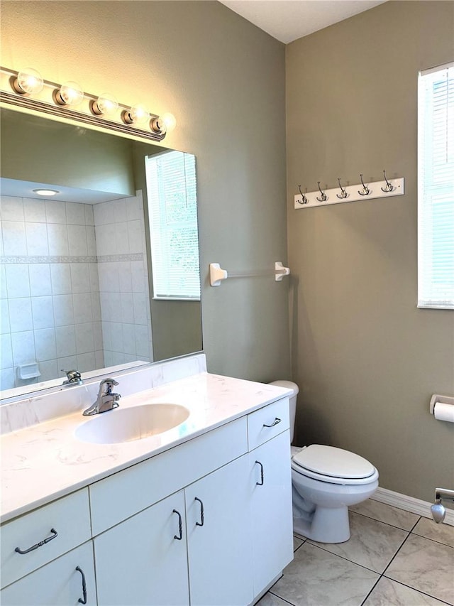 2760 Royal Palm Dr, North Port, FL 34288 - bathroom featuring vanity and tile patterned flooring