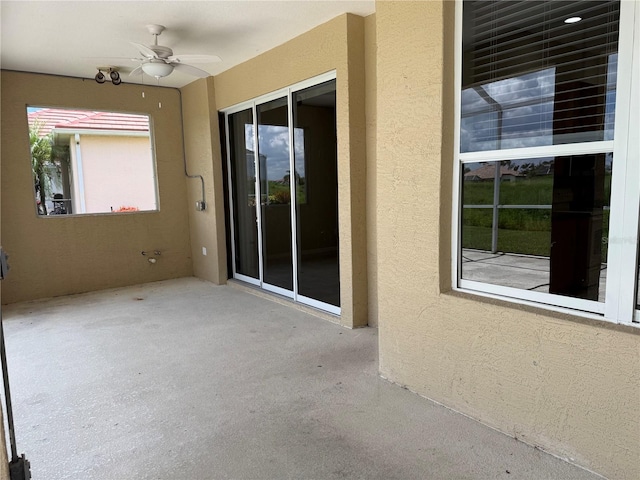2760 Royal Palm Dr, North Port, FL 34288 - view of patio / terrace featuring a ceiling fan