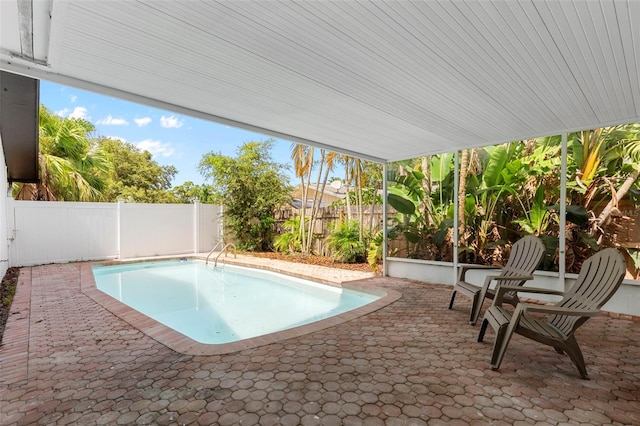 11772 96th Pl, Seminole, FL 33772 - view of swimming pool featuring a patio and a fenced backyard