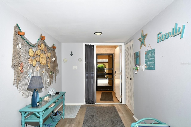 3 Pirates Ln Unit 32A, Punta Gorda, FL 33955 - entryway with wood finished floors and baseboards