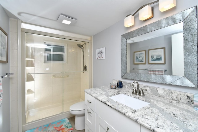 3 Pirates Ln Unit 32A, Punta Gorda, FL 33955 - bathroom featuring vanity and a shower stall