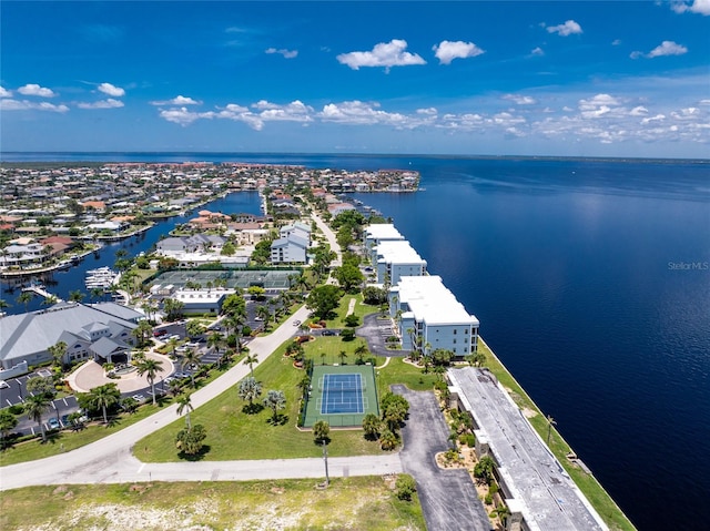 1750 Jamaica Way Unit 131, Punta Gorda, FL 33950 - aerial view of property and surrounding area featuring a large body of water