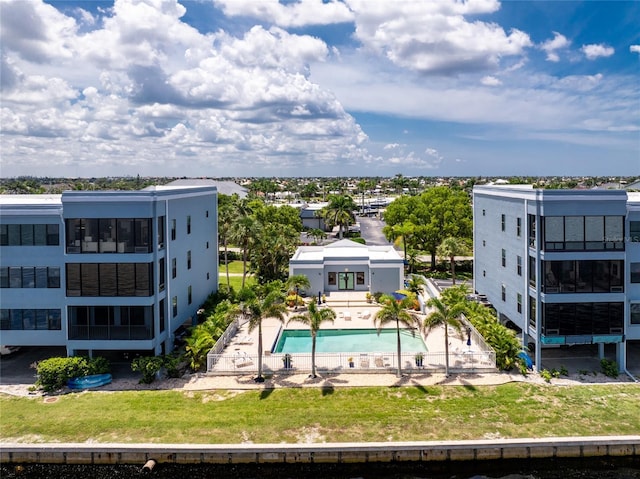 1750 Jamaica Way Unit 131, Punta Gorda, FL 33950 - drone / aerial view of a pool