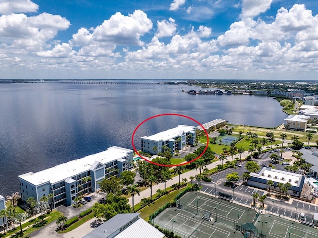 1750 Jamaica Way Unit 131, Punta Gorda, FL 33950 - aerial view of a nearby body of water and apartment complex / building