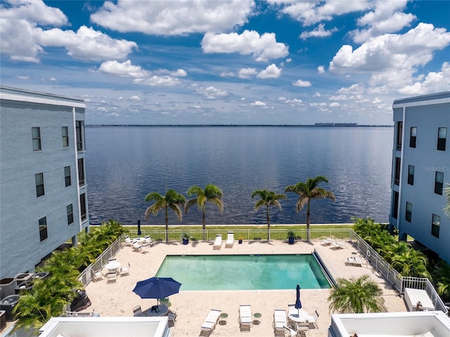 1750 Jamaica Way Unit 131, Punta Gorda, FL 33950 - community pool with a water view and a patio