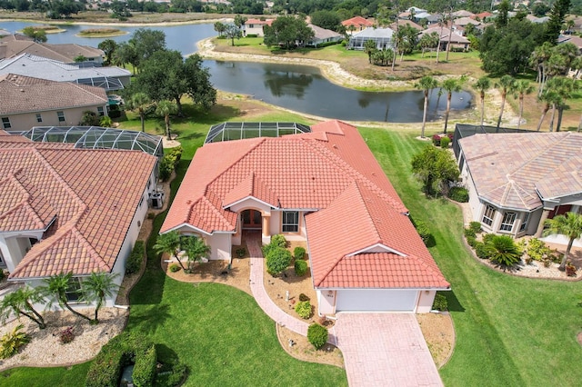 1855 Silver Palm Rd, North Port, FL 34288 - aerial view of residential area featuring a nearby body of water