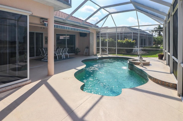 1855 Silver Palm Rd, North Port, FL 34288 - outdoor pool with a patio area