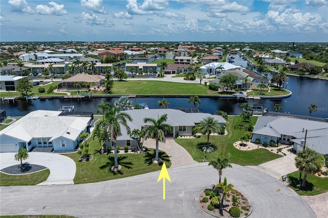 1422 Via Milanese, Punta Gorda, FL 33950 - aerial view of residential area with a large body of water