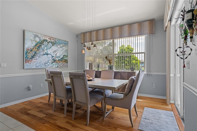 1422 Via Milanese, Punta Gorda, FL 33950 - dining room with wood finished floors and vaulted ceiling