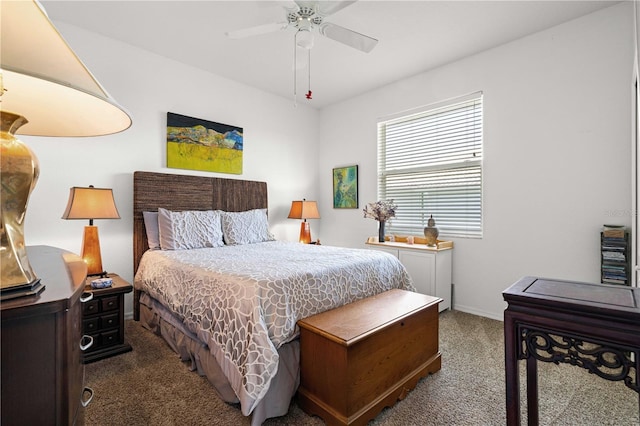 1422 Via Milanese, Punta Gorda, FL 33950 - bedroom featuring carpet floors and ceiling fan