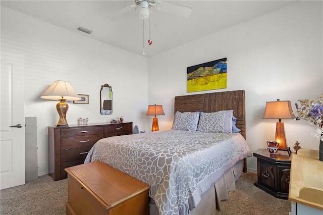 1422 Via Milanese, Punta Gorda, FL 33950 - bedroom with carpet floors and a ceiling fan