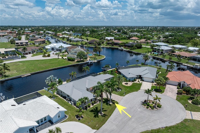1422 Via Milanese, Punta Gorda, FL 33950 - aerial perspective of suburban area with a large body of water