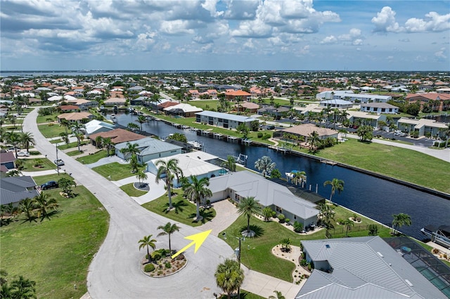 1422 Via Milanese, Punta Gorda, FL 33950 - aerial perspective of suburban area with a large body of water