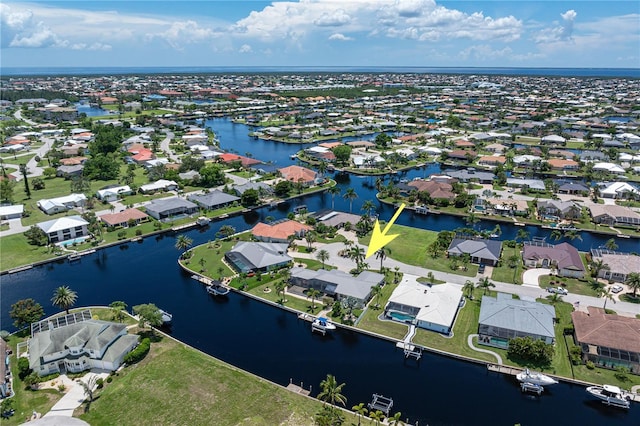 1422 Via Milanese, Punta Gorda, FL 33950 - aerial perspective of suburban area featuring a nearby body of water