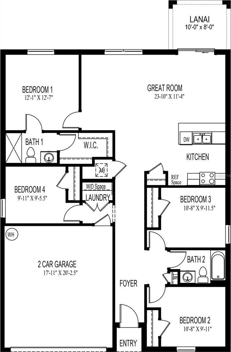 349 La Playa Ln, Port Charlotte, FL 33953 - view of home floor plan