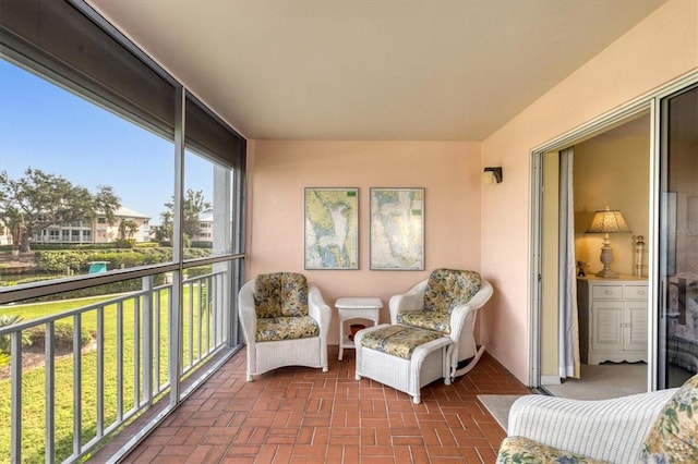 sunroom / solarium with plenty of natural light