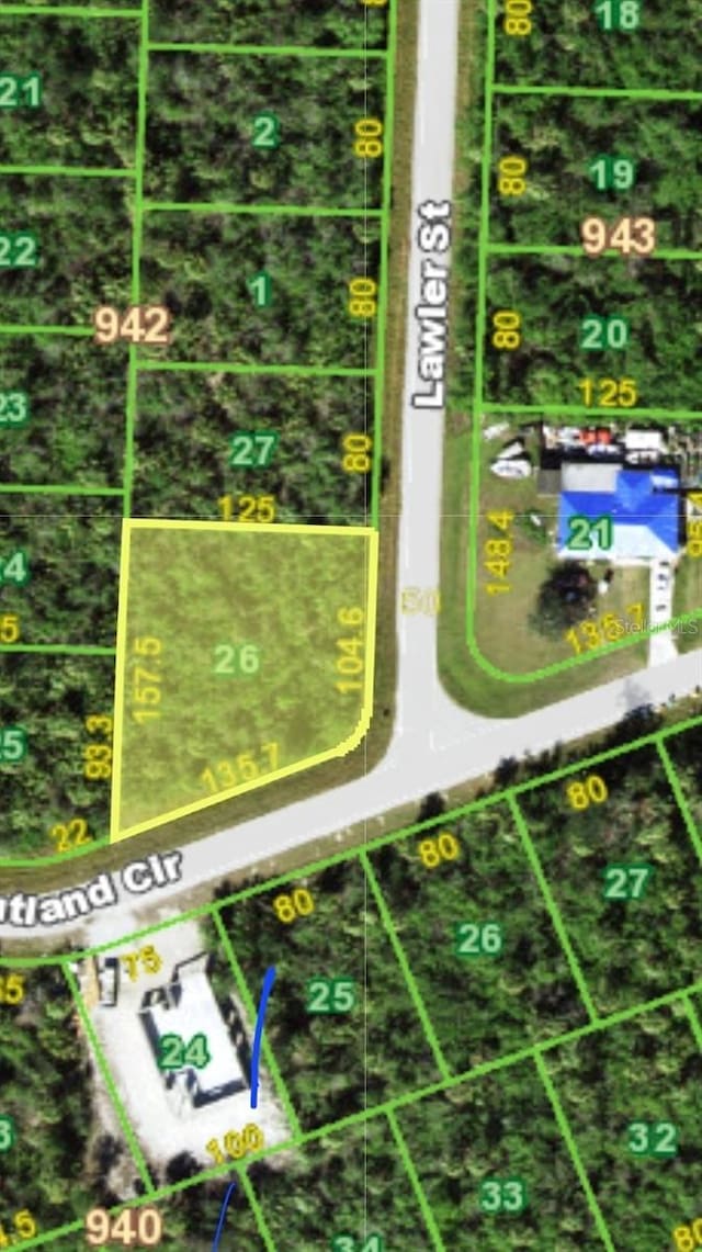 405 Lawler St, Port Charlotte FL, 33954 land for sale