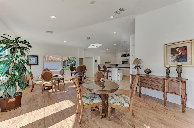 sitting room featuring light wood-type flooring