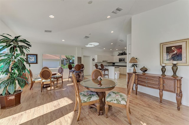 living area featuring light hardwood / wood-style flooring