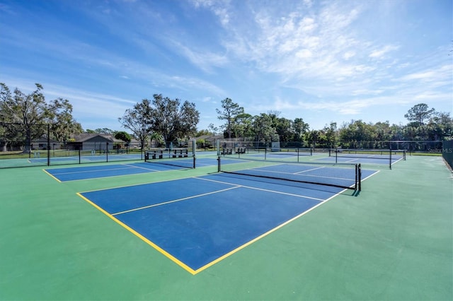 view of sport court