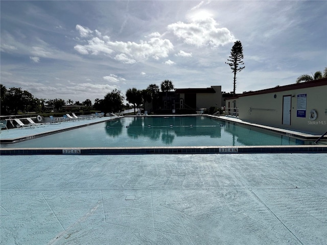 view of pool