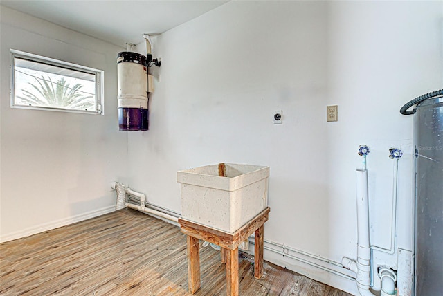 interior space featuring light wood-type flooring