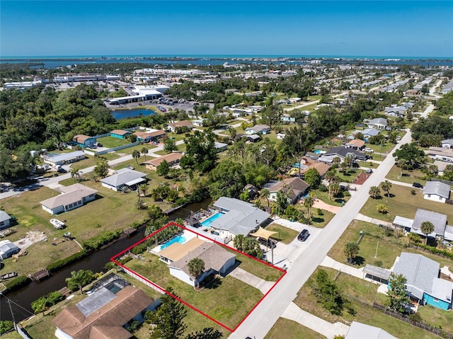 view of aerial view