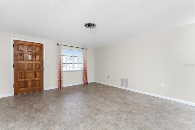 view of tiled empty room