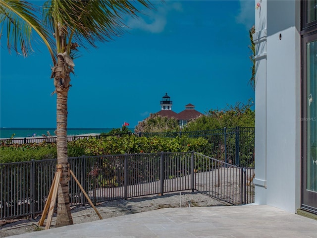 894 Hill Tide Ln, Boca Grande, FL 33921 - view of patio / terrace with a water view