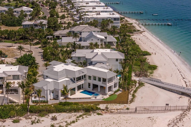 894 Hill Tide Ln, Boca Grande, FL 33921 - aerial view of residential area with expansive coastline and a pool