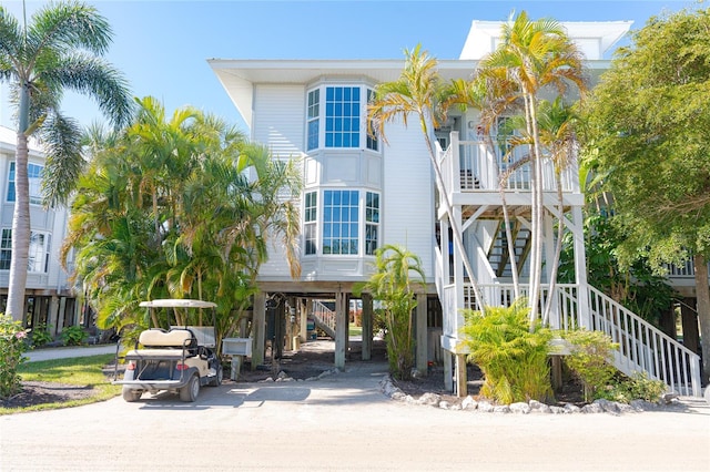 view of coastal home