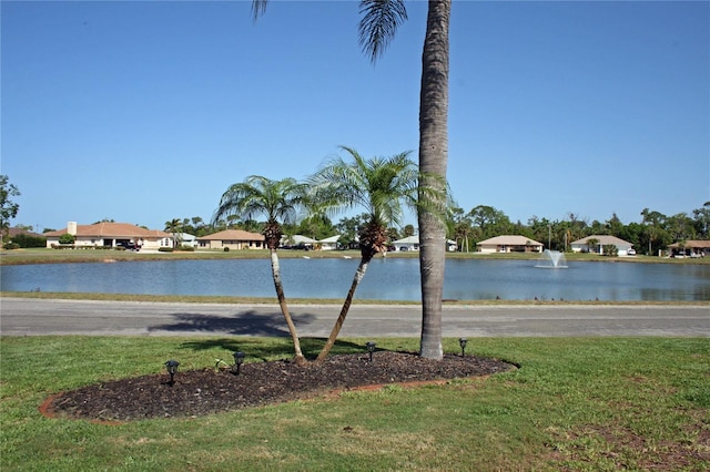 view of water feature