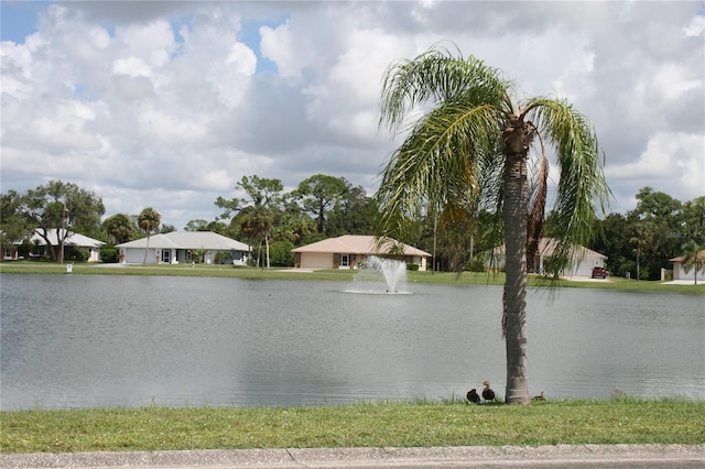 property view of water