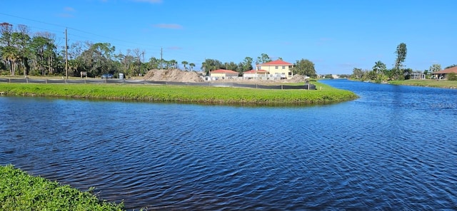 view of water feature