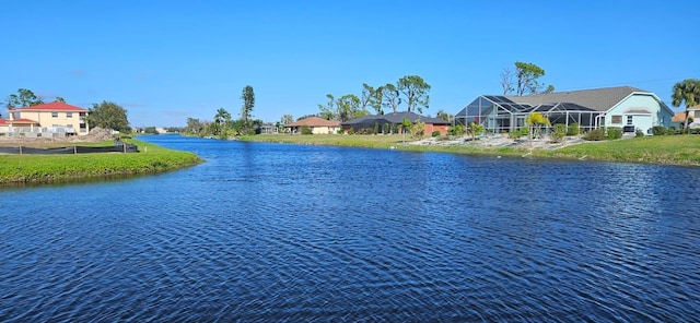 view of water feature