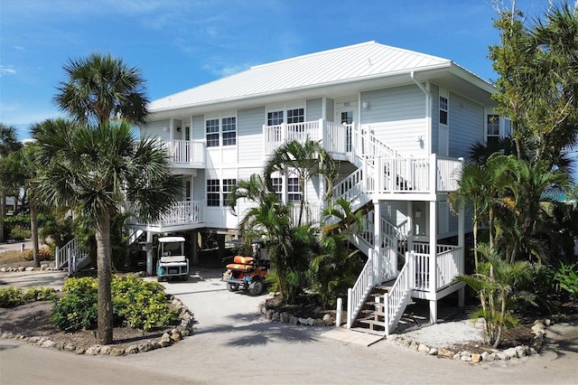 exterior space with a balcony