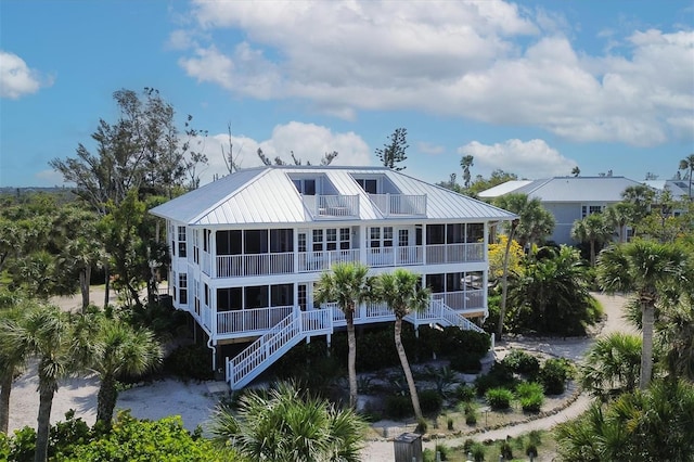 view of back of property