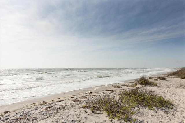 water view with a beach view