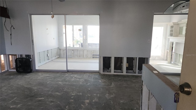 view of unfurnished living room