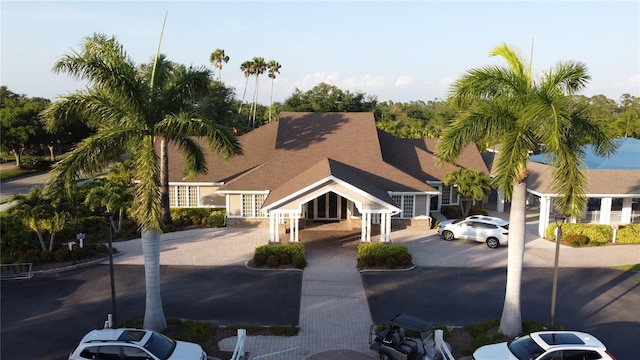 view of front of home