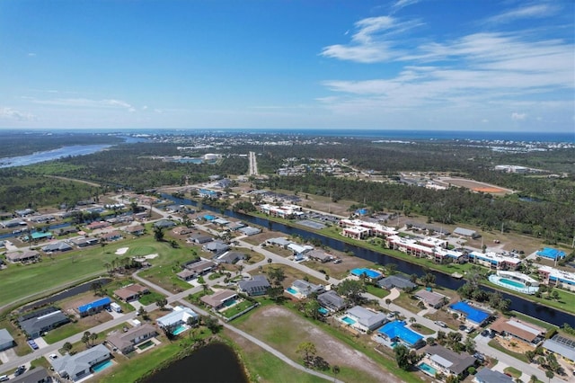 view of aerial view